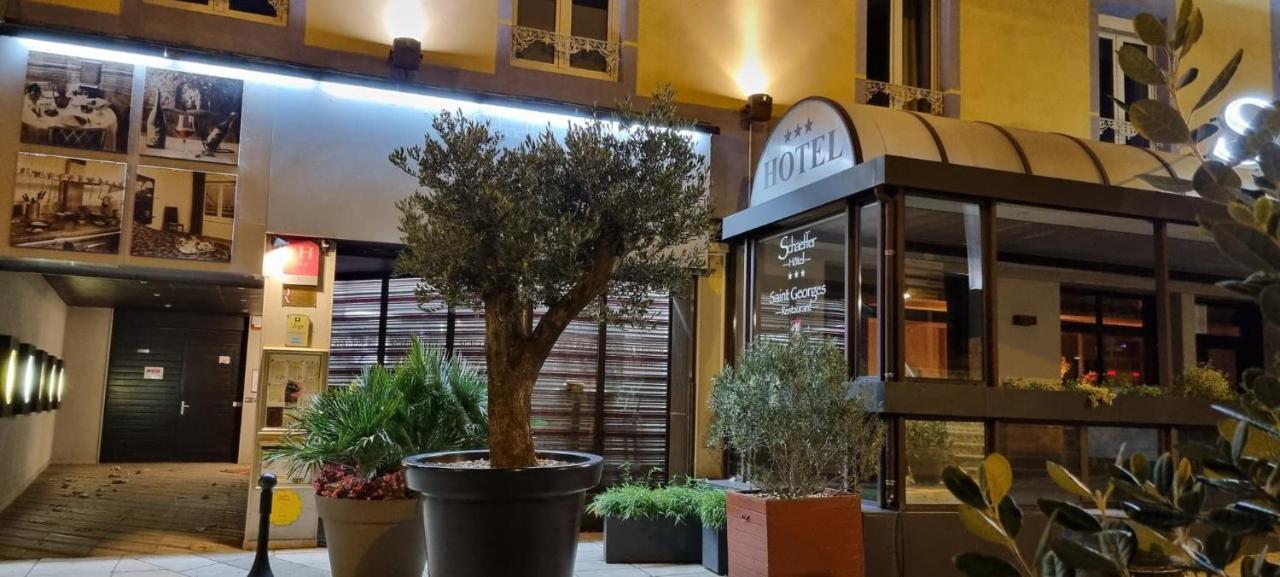 Logis Hotel Schaeffer- Restaurant Le Saint Georges Serrieres (Ardeche) Exterior foto