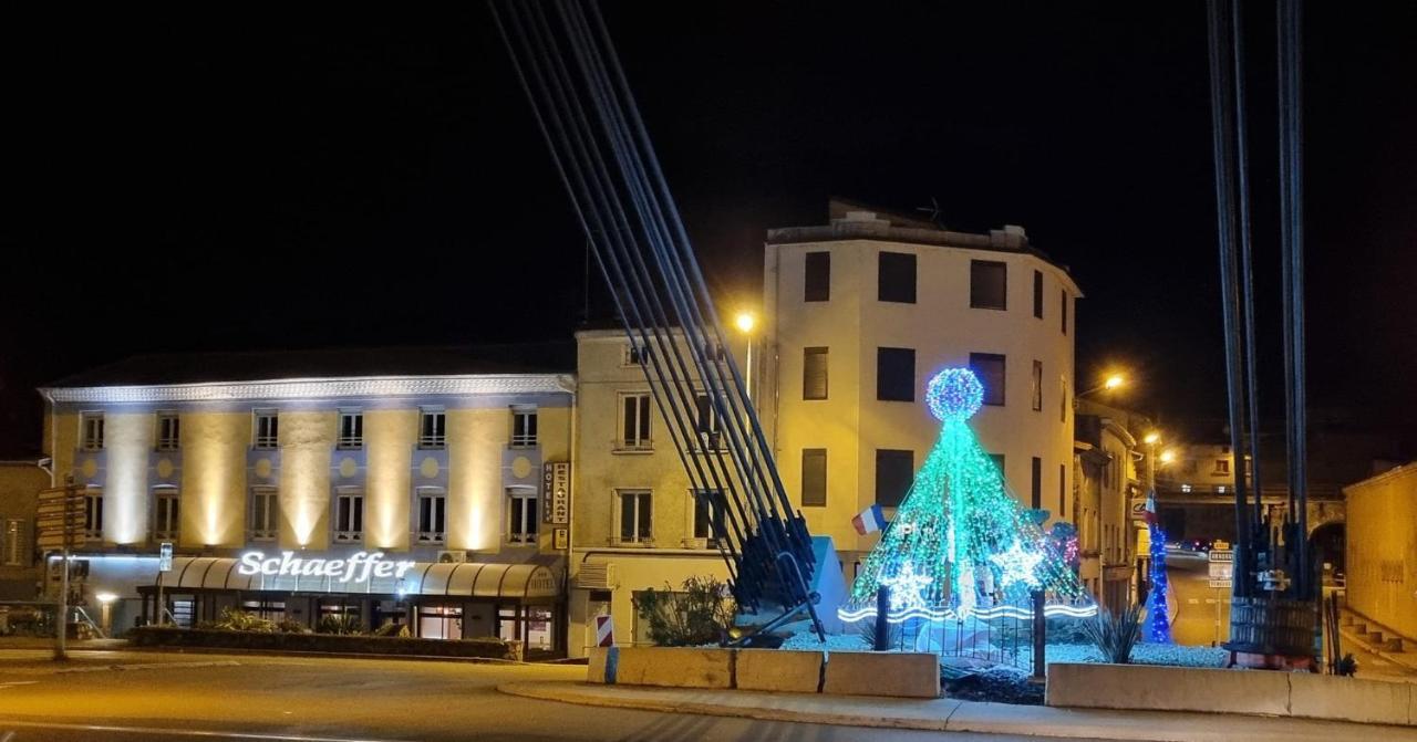 Logis Hotel Schaeffer- Restaurant Le Saint Georges Serrieres (Ardeche) Exterior foto